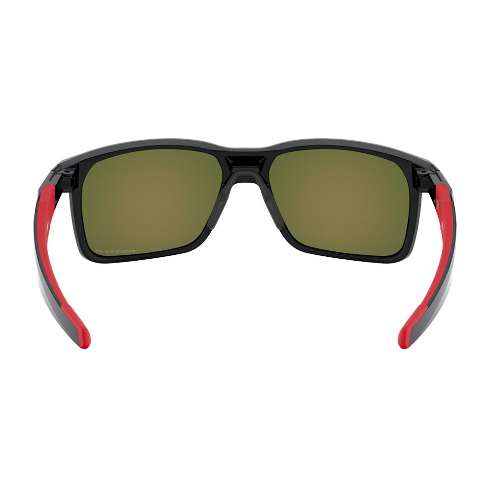 Oakley PORTAL X - Lunettes de soleil polarisés polished black/prizm ruby
