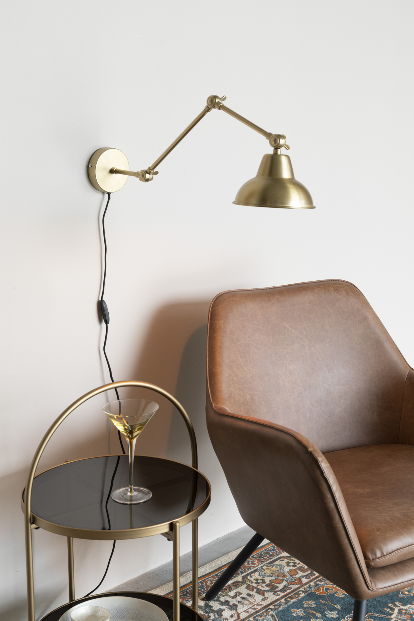 Wandlamp Xavi  XaviWandlamp zwart