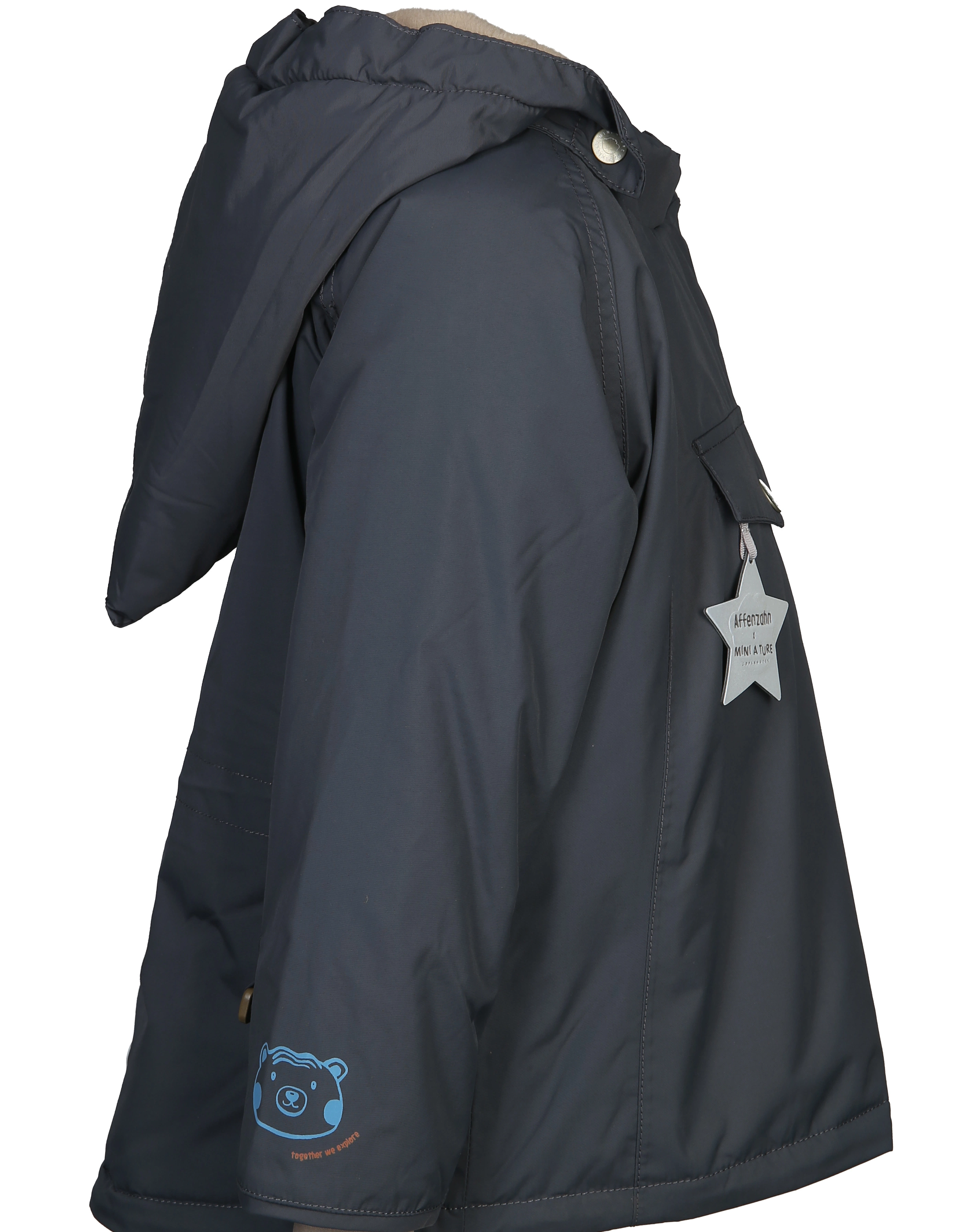 Winterjacke AFFENZAHN MATASLAUG in forged iron blue