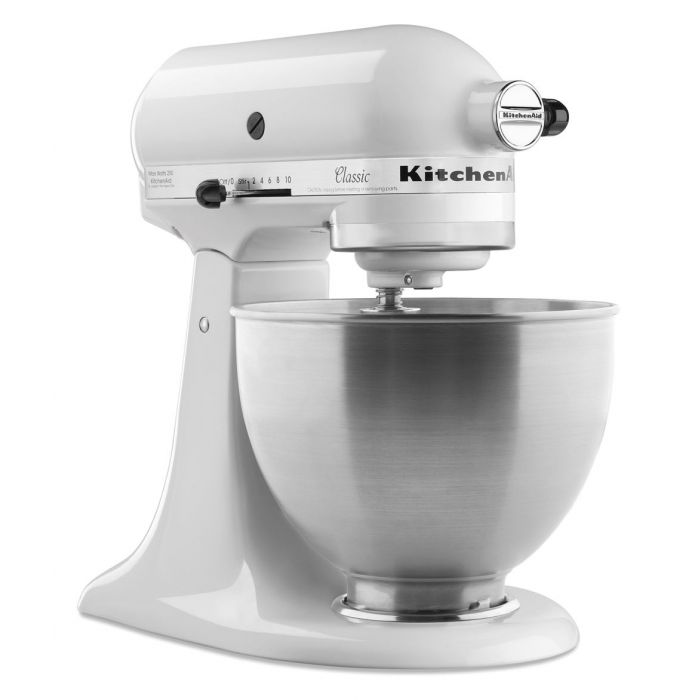 KitchenAid 5K45SSEWH, weiß, 4,28L by Bartscher