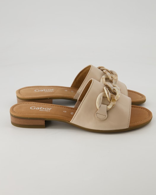 Gabor Comfort 22.791.59 Pantoletten in Beige