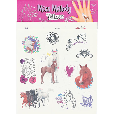 Miss Melody tatoveringer – flere varianter – assorteret