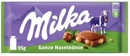 Milka Tafel Ganze Haselnüsse