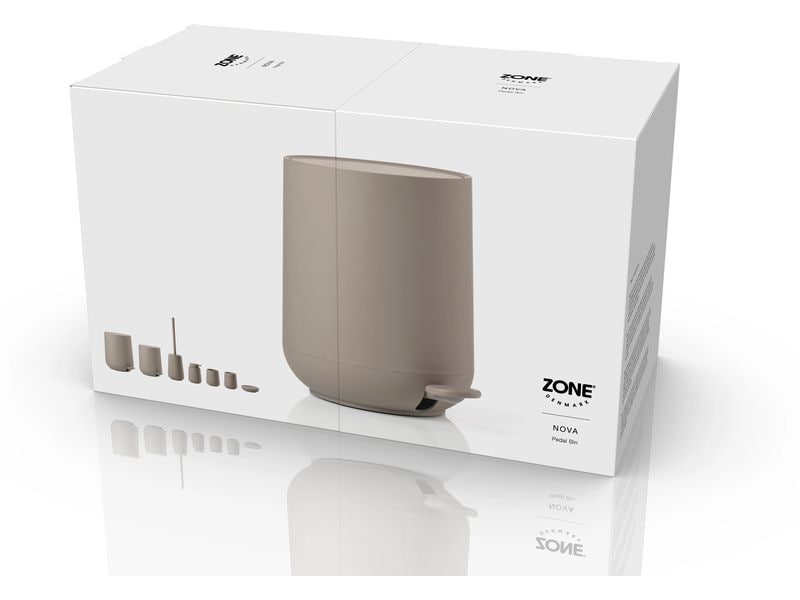 Zone Denmark Treteimer Nova 3 l, Taupe Kosmetikeimer