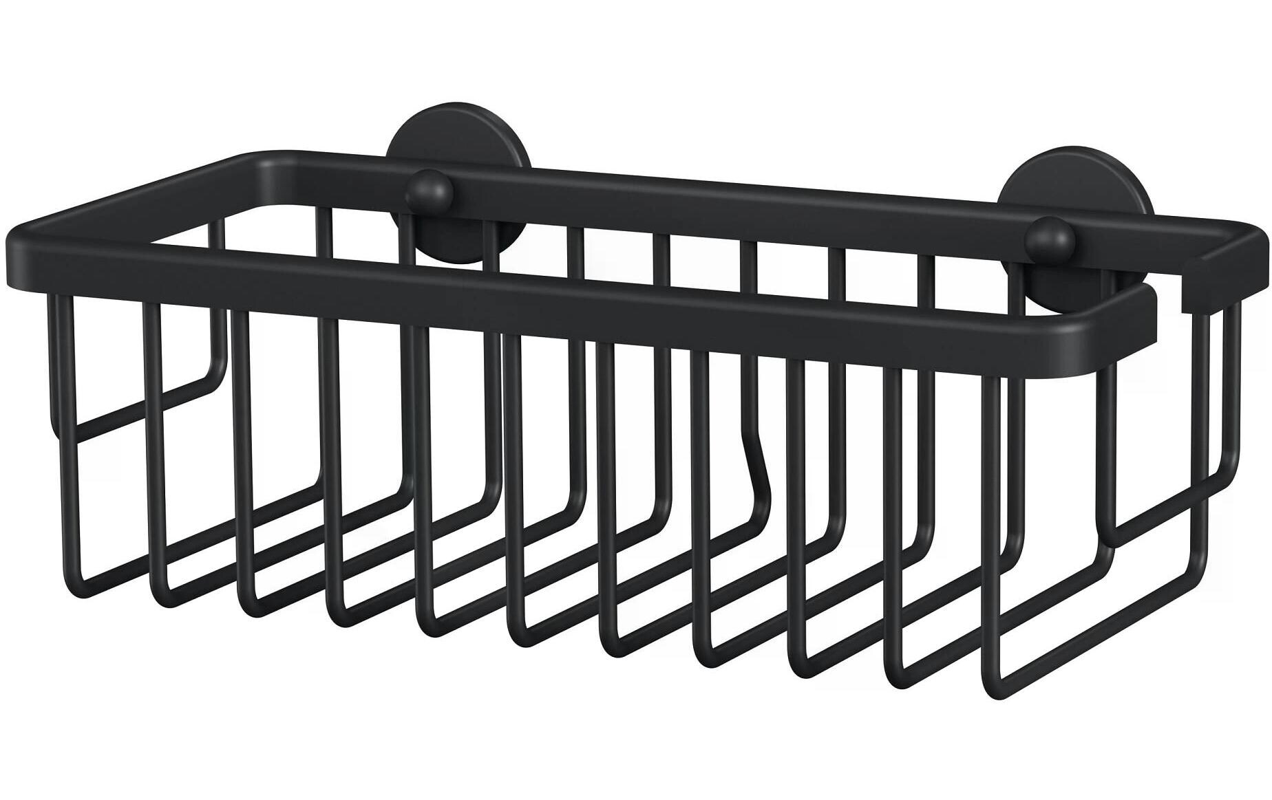 Bad-Utensilienhalter SchwarzDuschkorb
