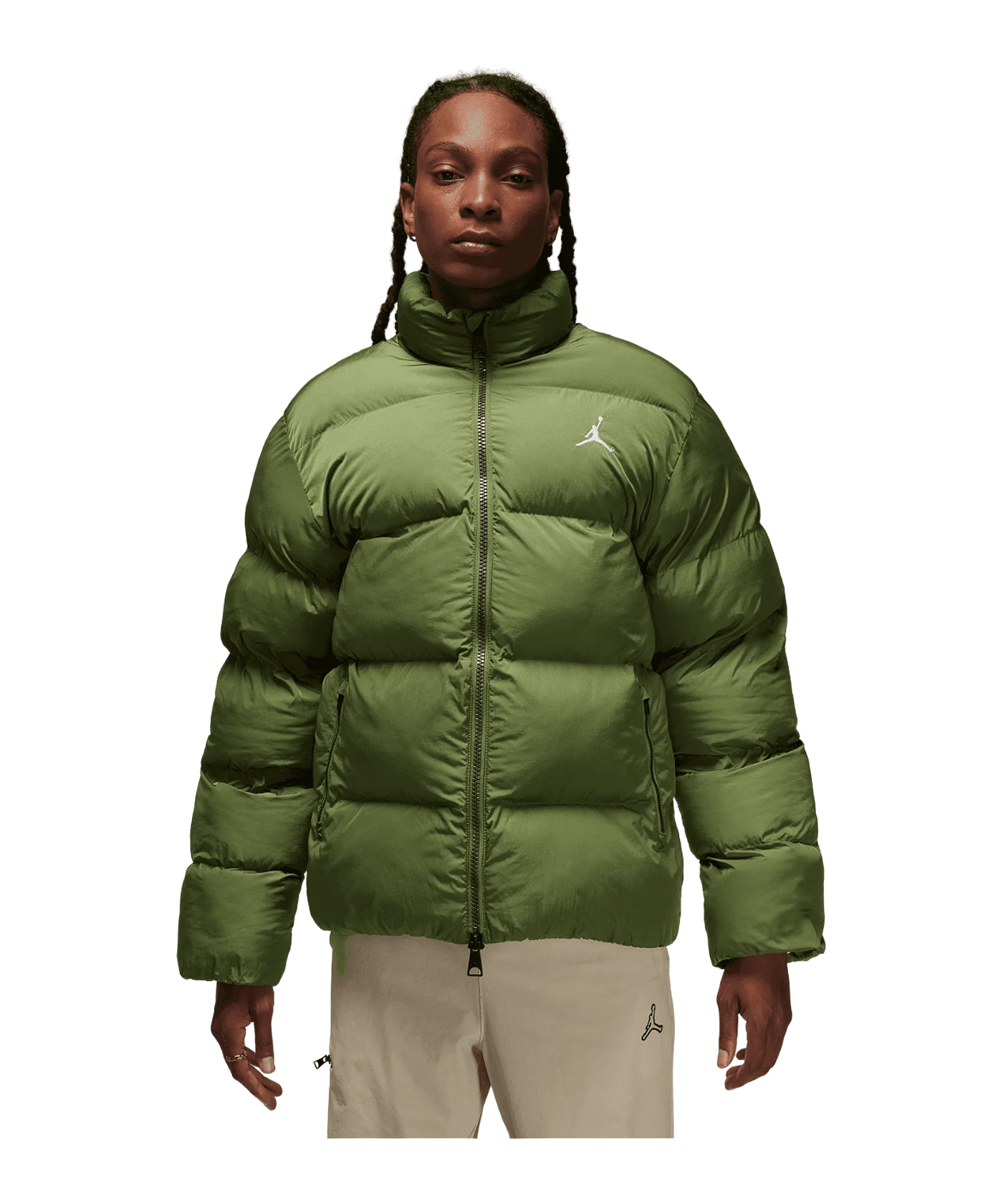 Jordan Essentials Poly Puffer Jacke Grün F340