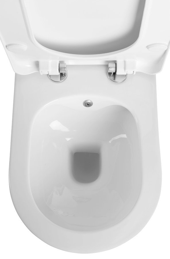 Sapho Avva randloos toilet met bidetspoeler wit