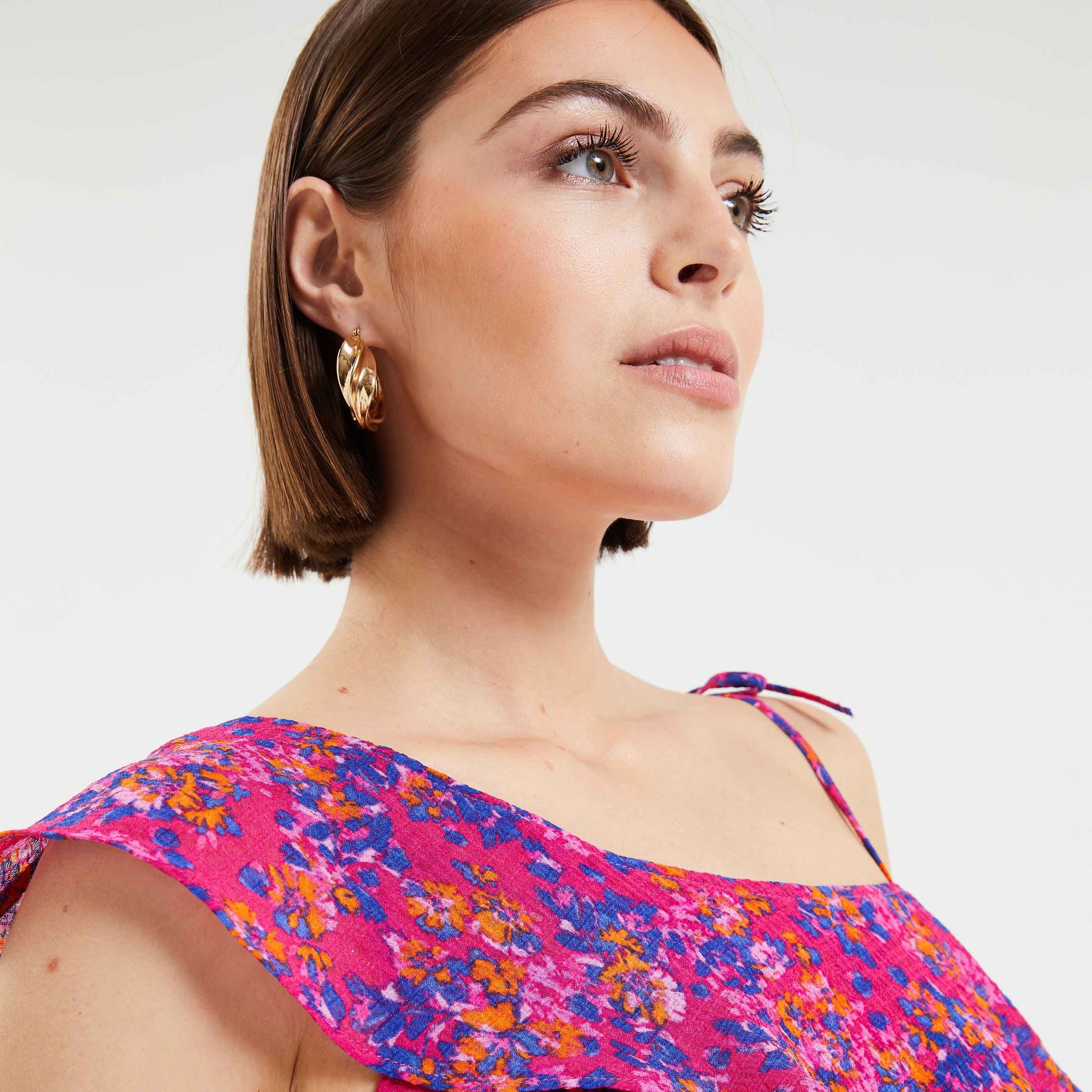 Top one shoulder femme - IMPRIME