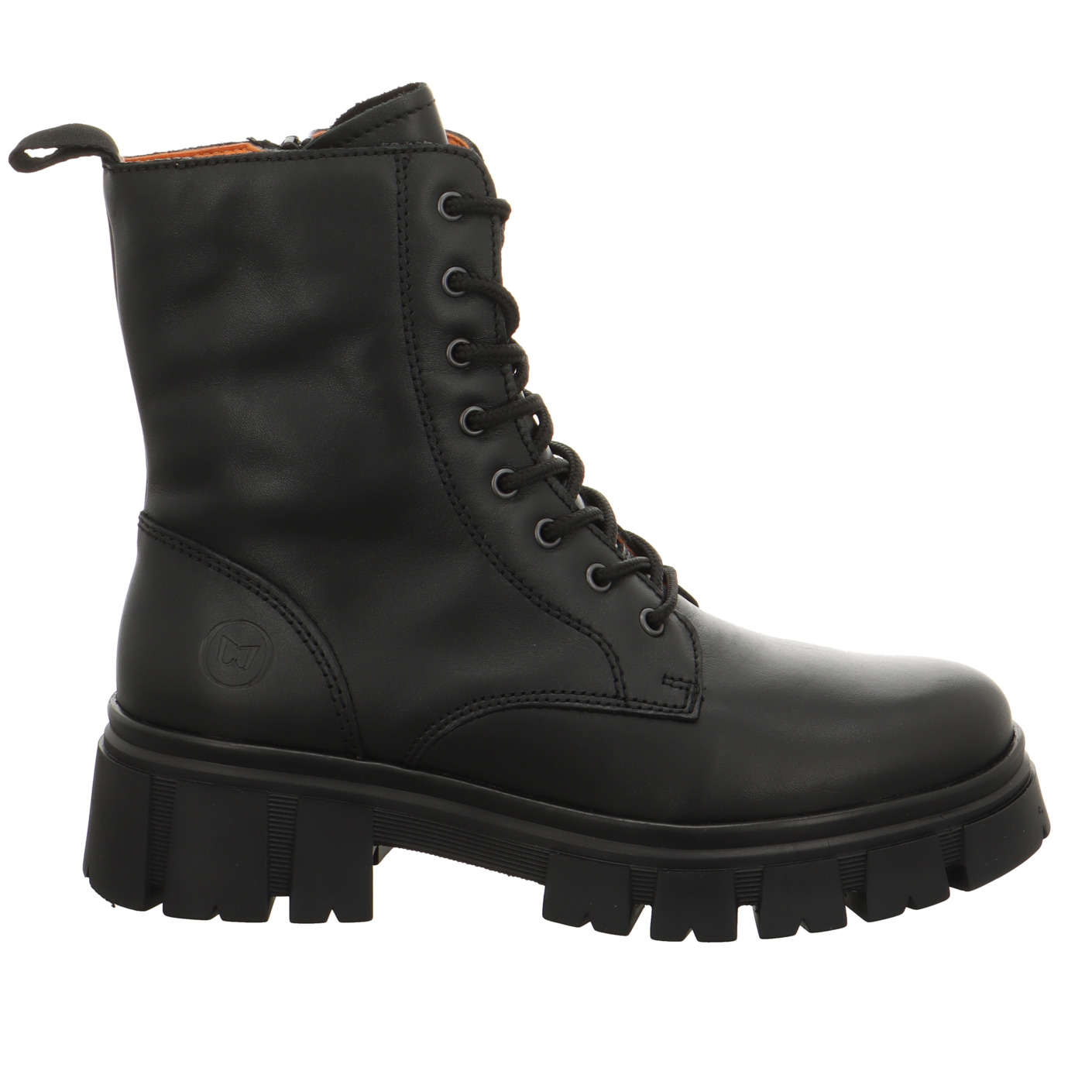 Schnürboots schwarz
