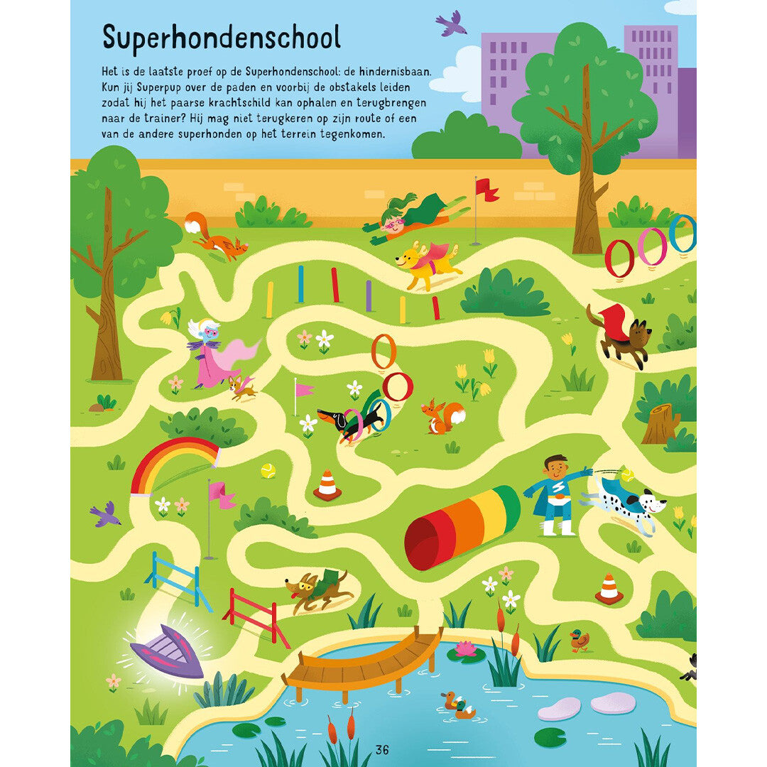 Uitgeverij usborne doolhoven superhelden
