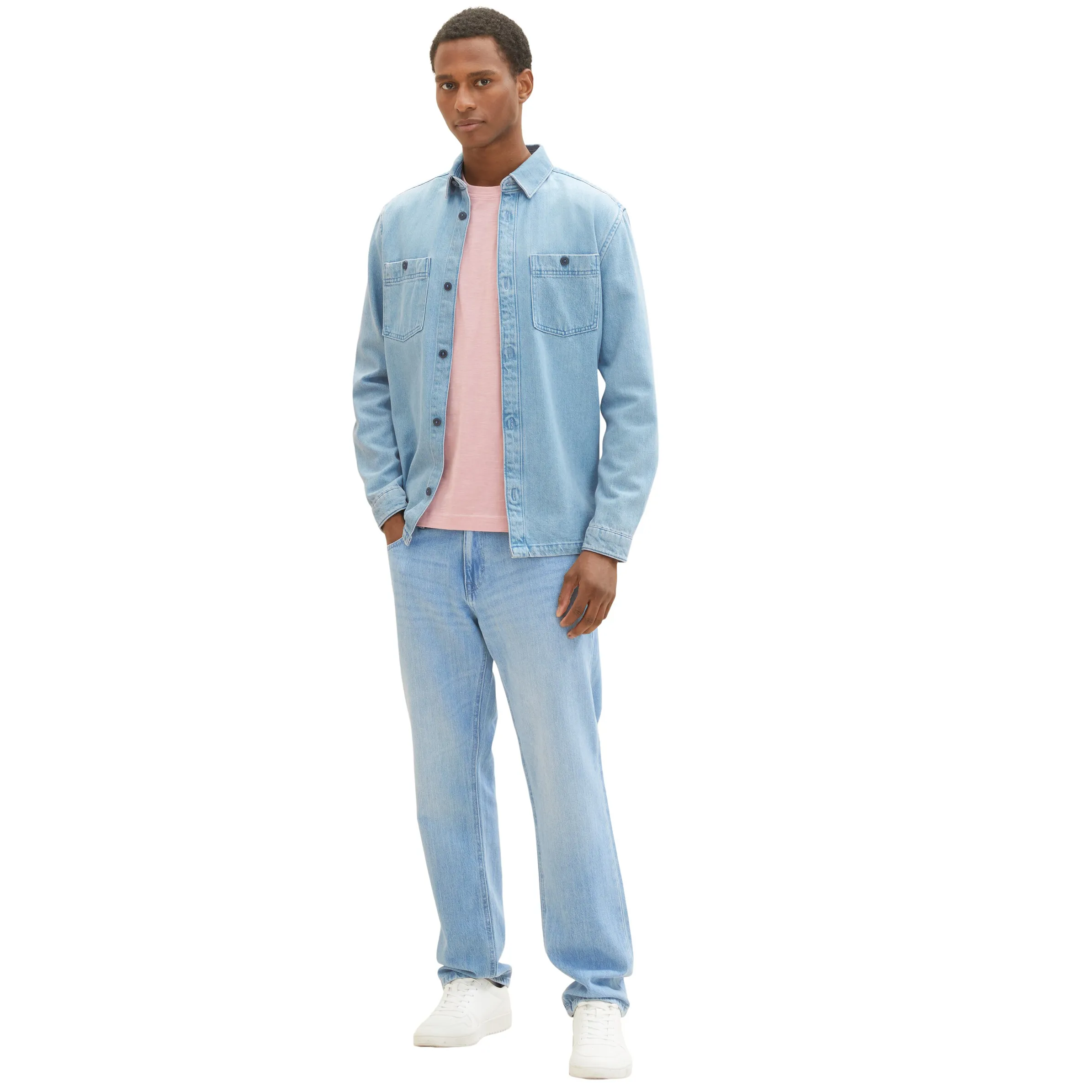Herren Shirt meliert