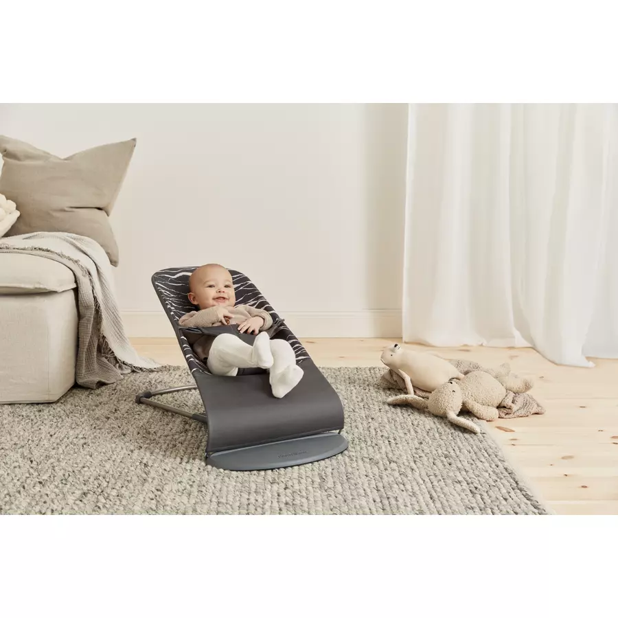 BABYBJÖRN Babywippe Bliss Cotton AnthrazitLandscape