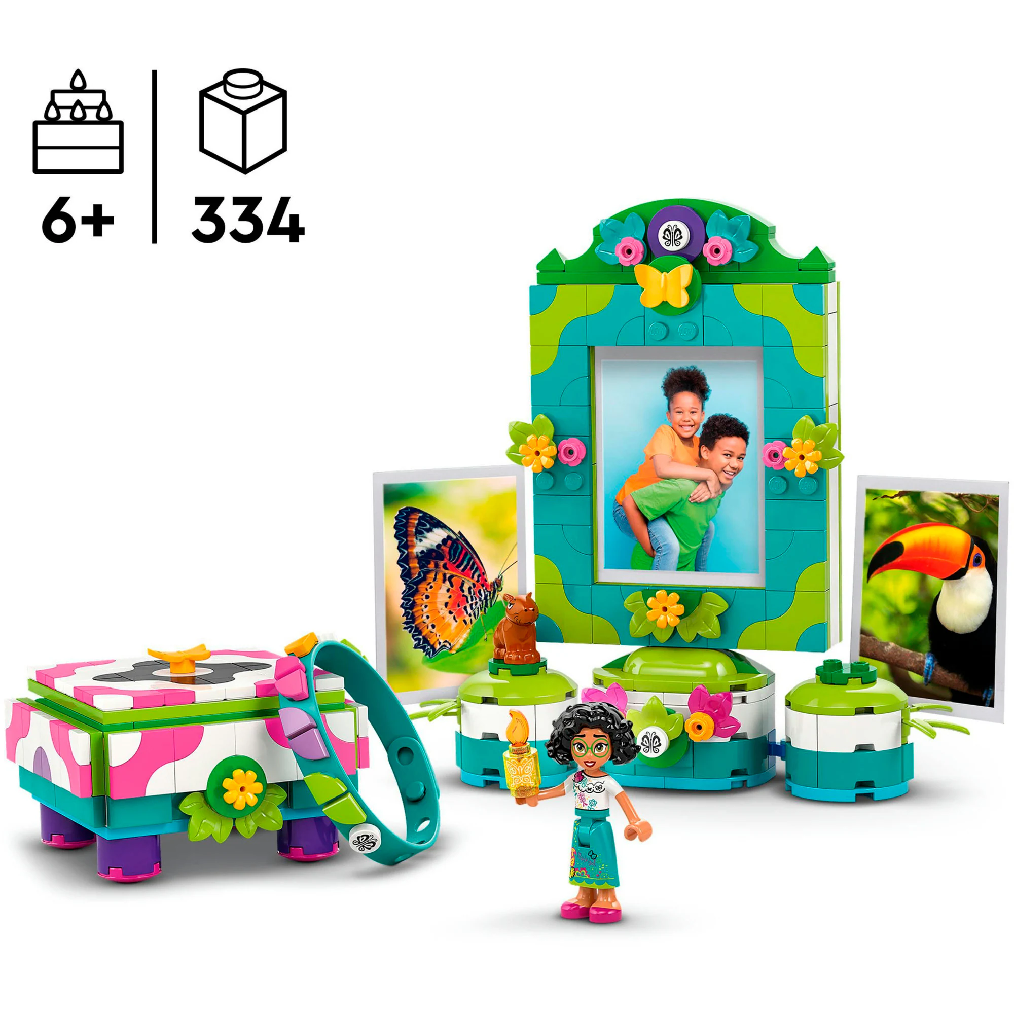 LEGO Konstruktionsspielzeug Disney Classic Mirabels Fotorahmen und Schmuckkassette