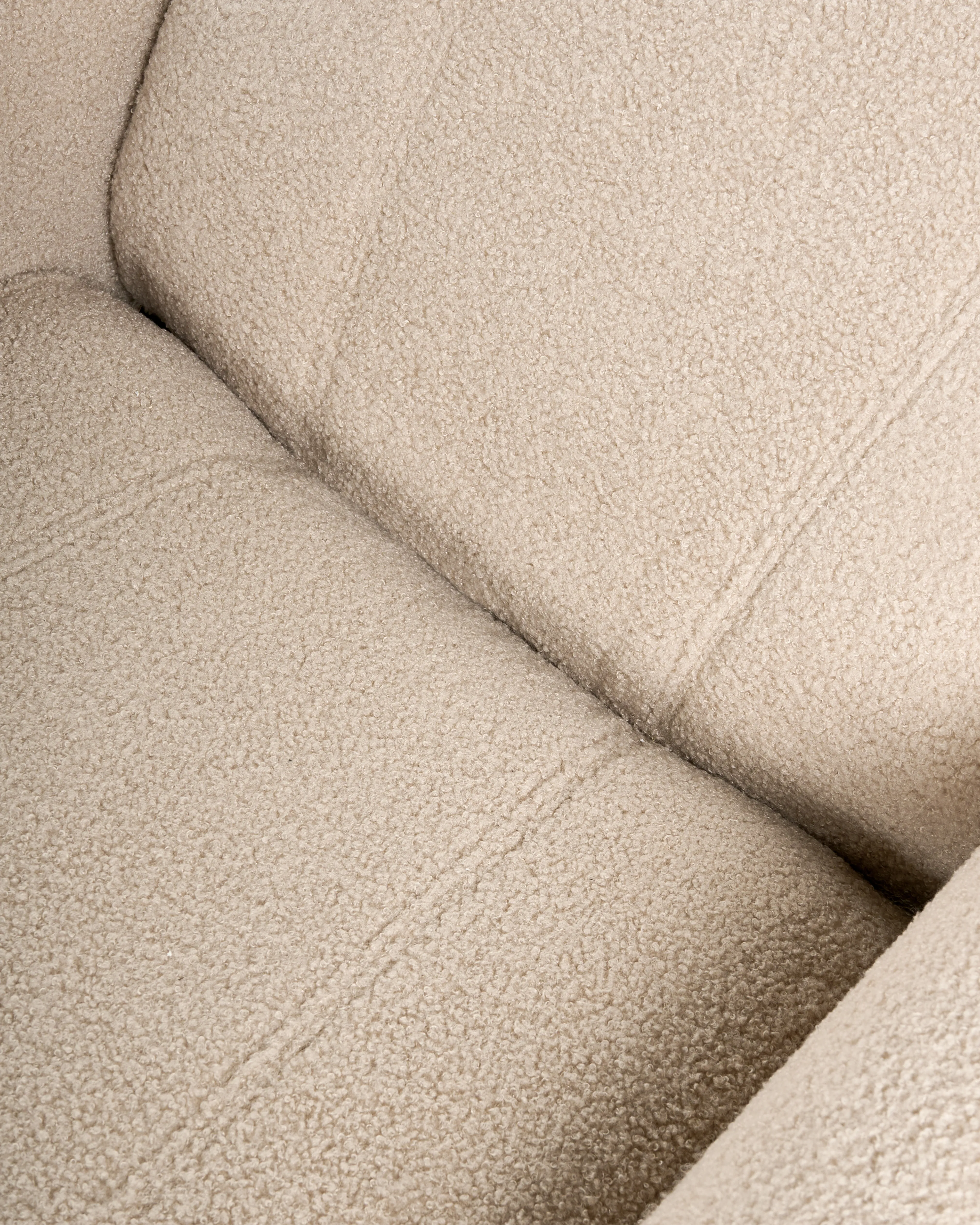 Relaxfauteuil JAPET Bouclé Beige