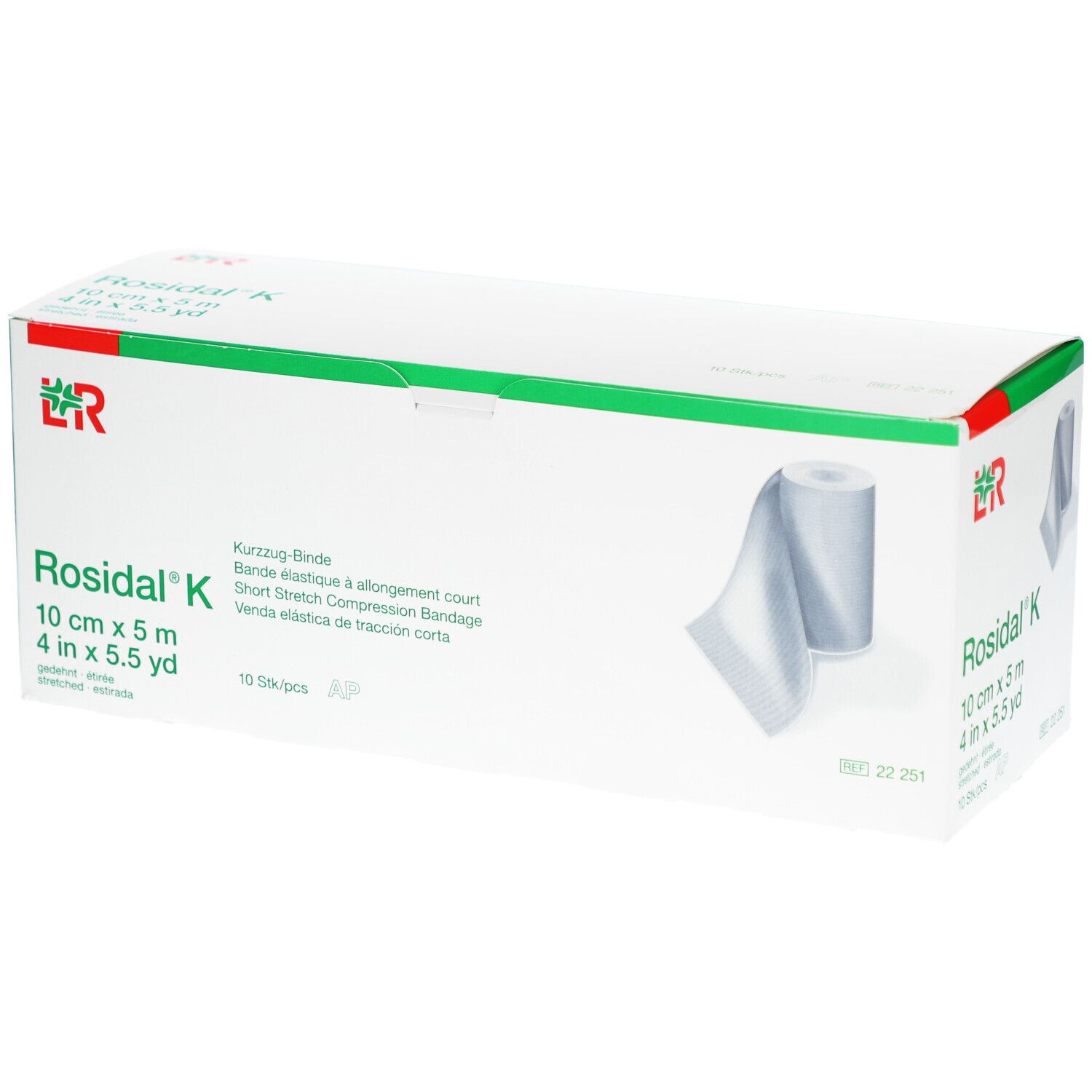ROSIDAL K Kurzzugbinde 10 cm x 5 m