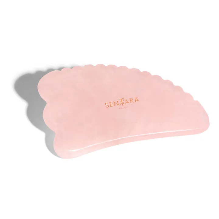 Sentara Gua Sha Corne à dents Quartz Rose