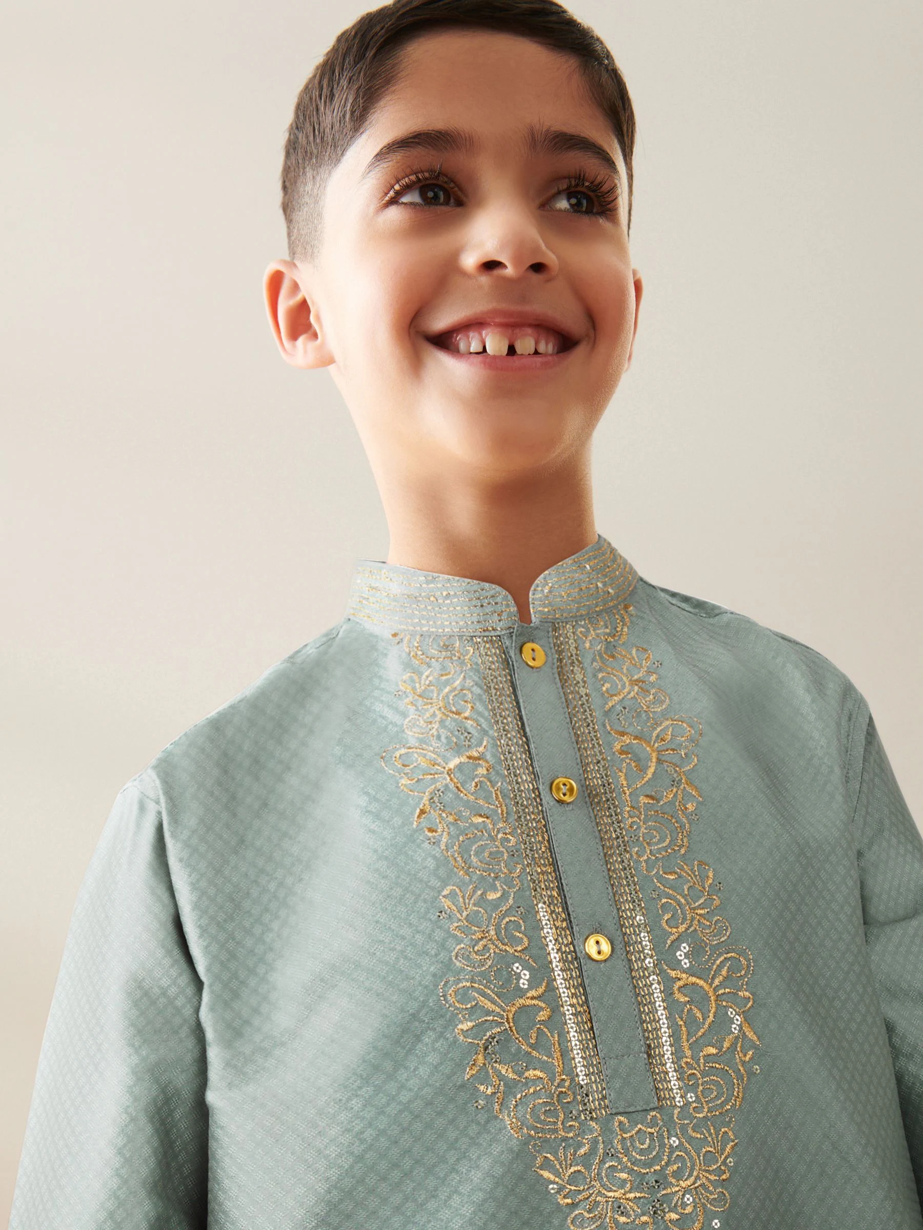 Turqouise blauw - Eid Koerta (3mnd -16jr)