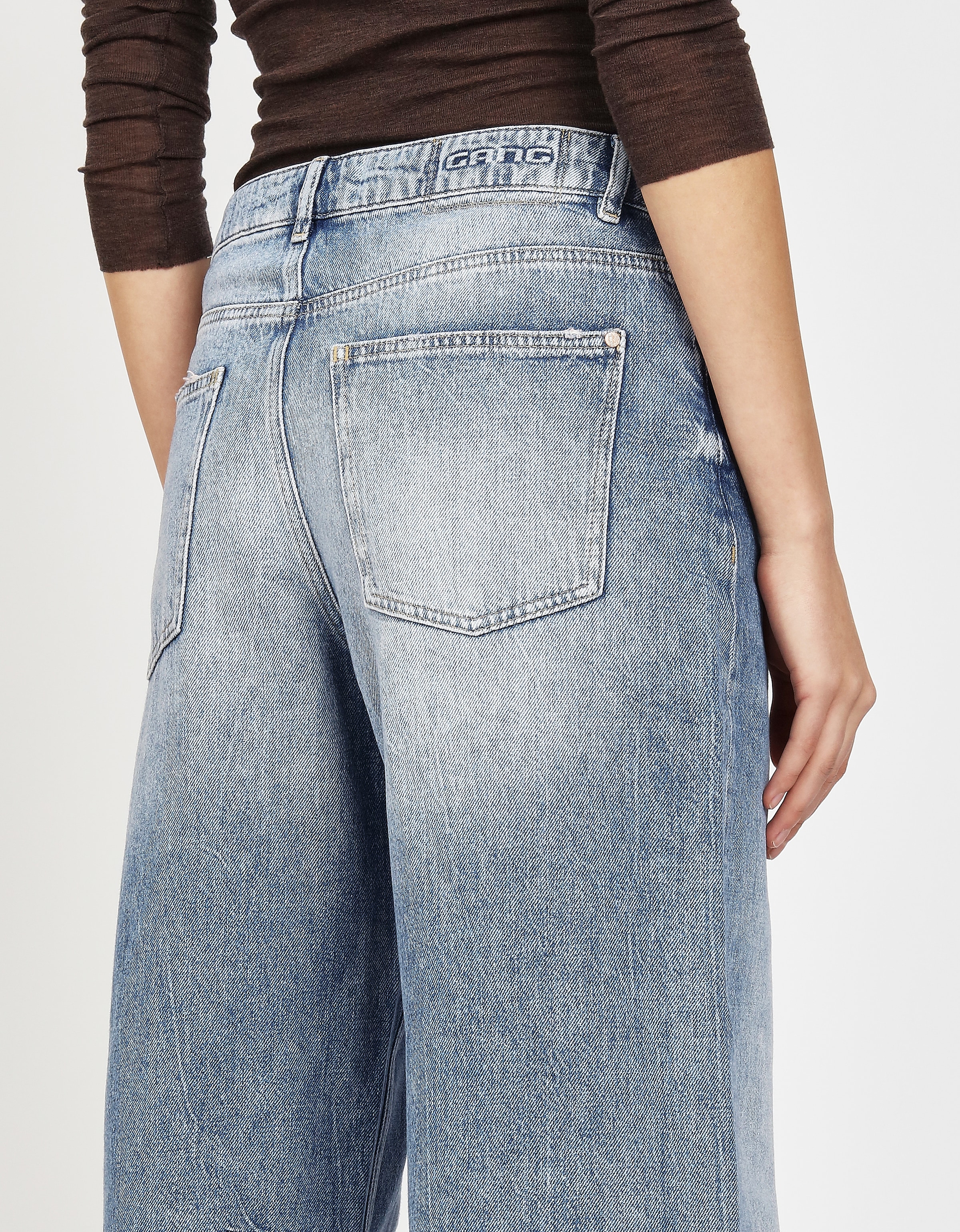 GANG 5-Pocket-Jeans »94SARINA«, mit Abnähern an Knie und Saum
