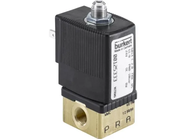 Bürkert Direkte styret ventil 126224 6014 24 V/DC Kabinetmateriale Rustfrit stål Forseglingsmateriale FKM 1 stk