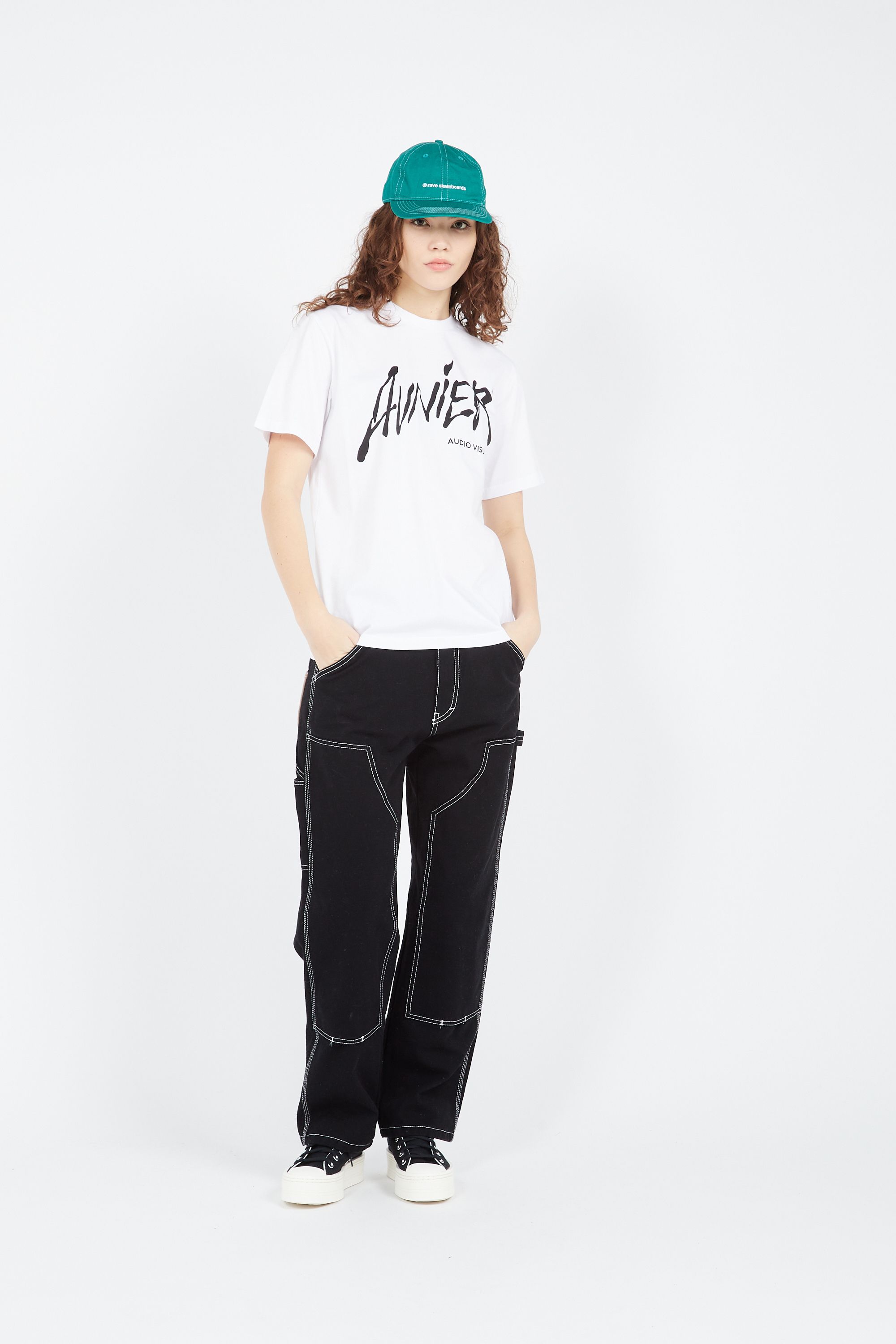 AVNIER T-shirt T-Shirt Source White Signature Blanc