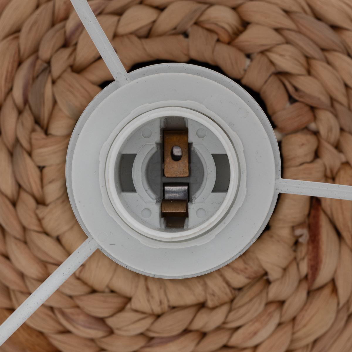 LAMPE BOULE JACINTHE SAND NATUREL H.37CM
