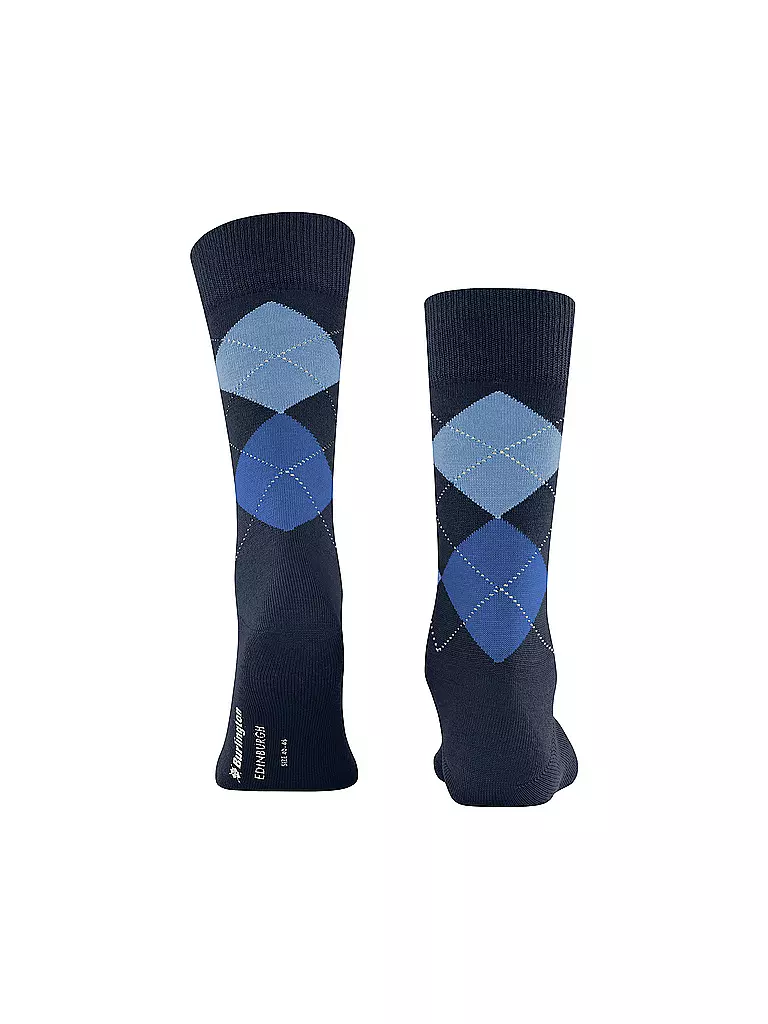 BURLINGTON Herren Socken EDINBURGH marine dunkelblau