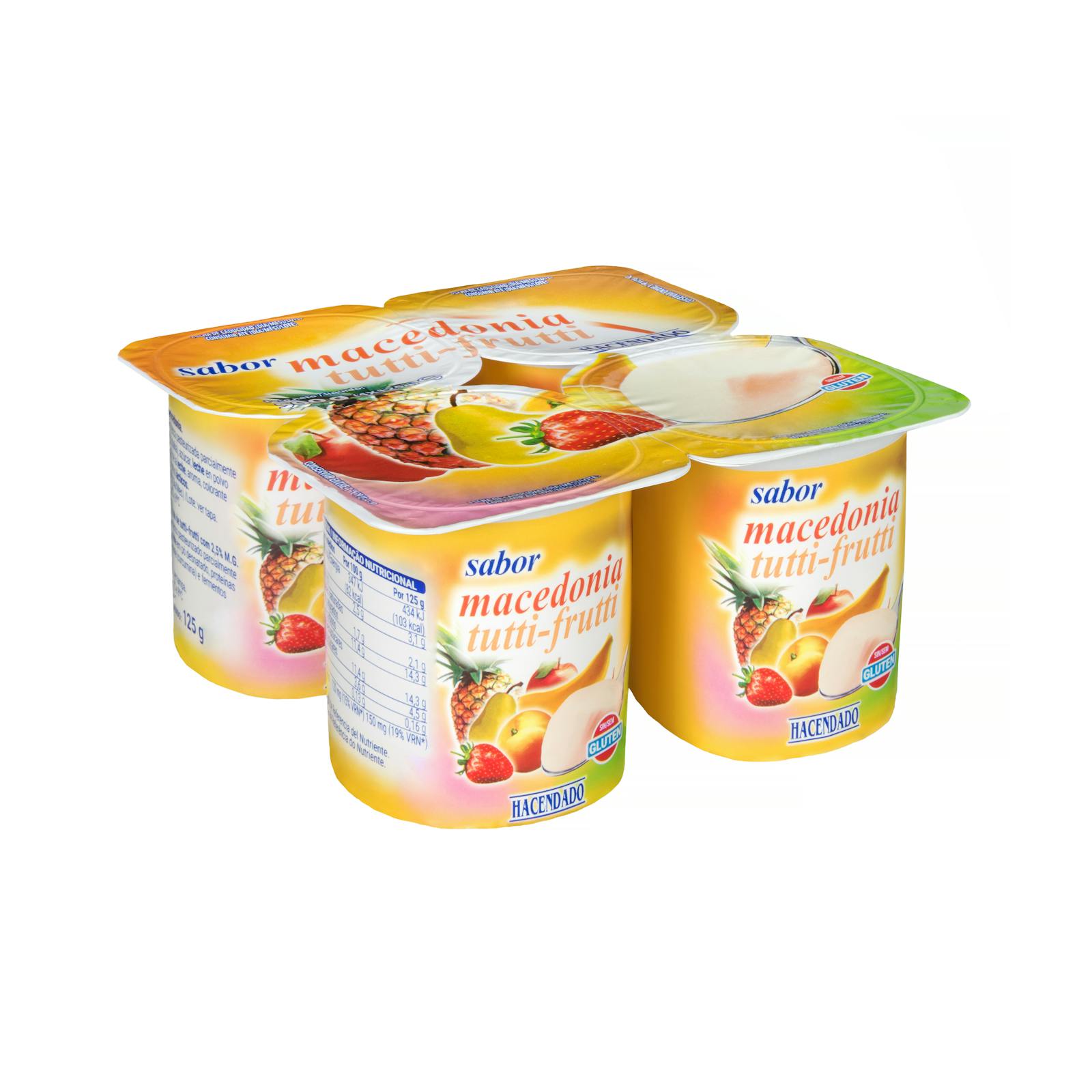 Yaourt aromatisé à la salade de fruits Hacendado