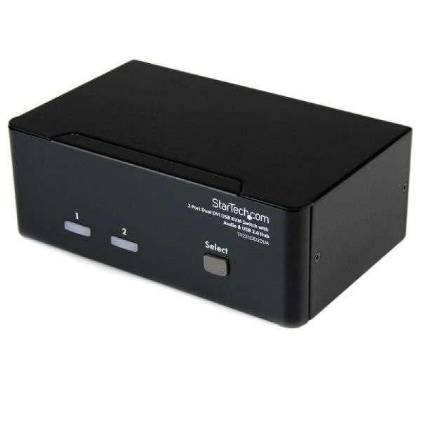 StarTech 2 Port KVM Switch - SV231DD2DUA