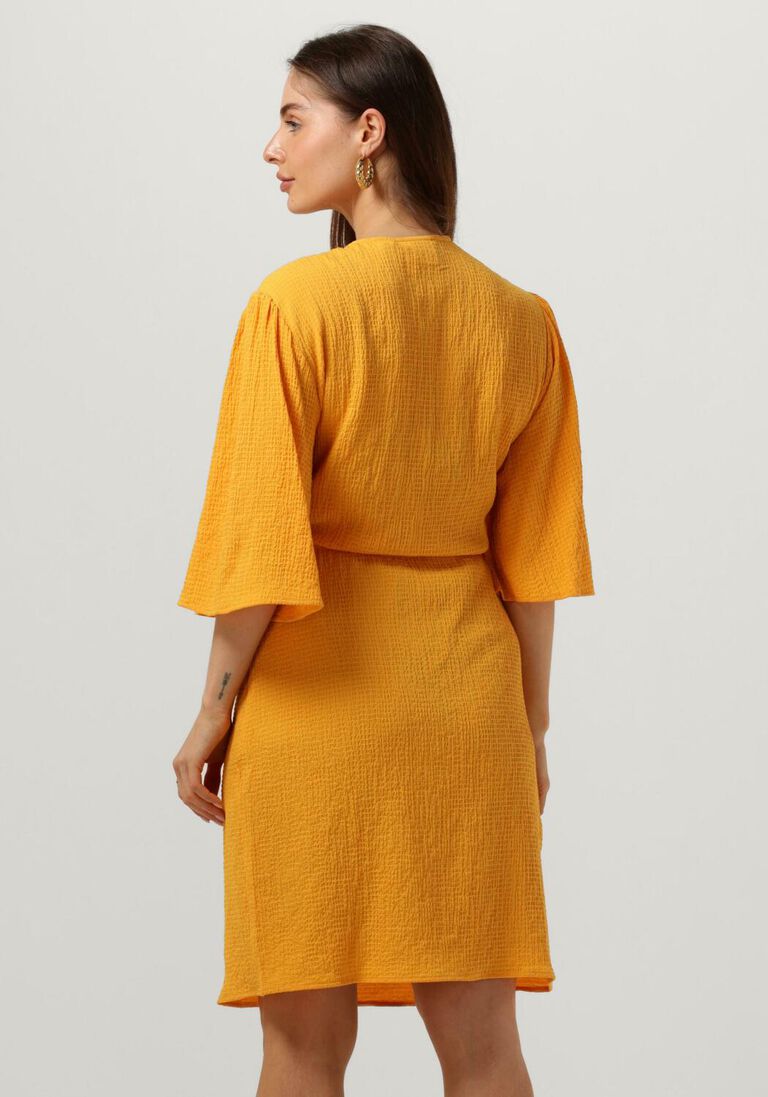 ANOTHER LABEL gele another label mini jurk deja dress s/s