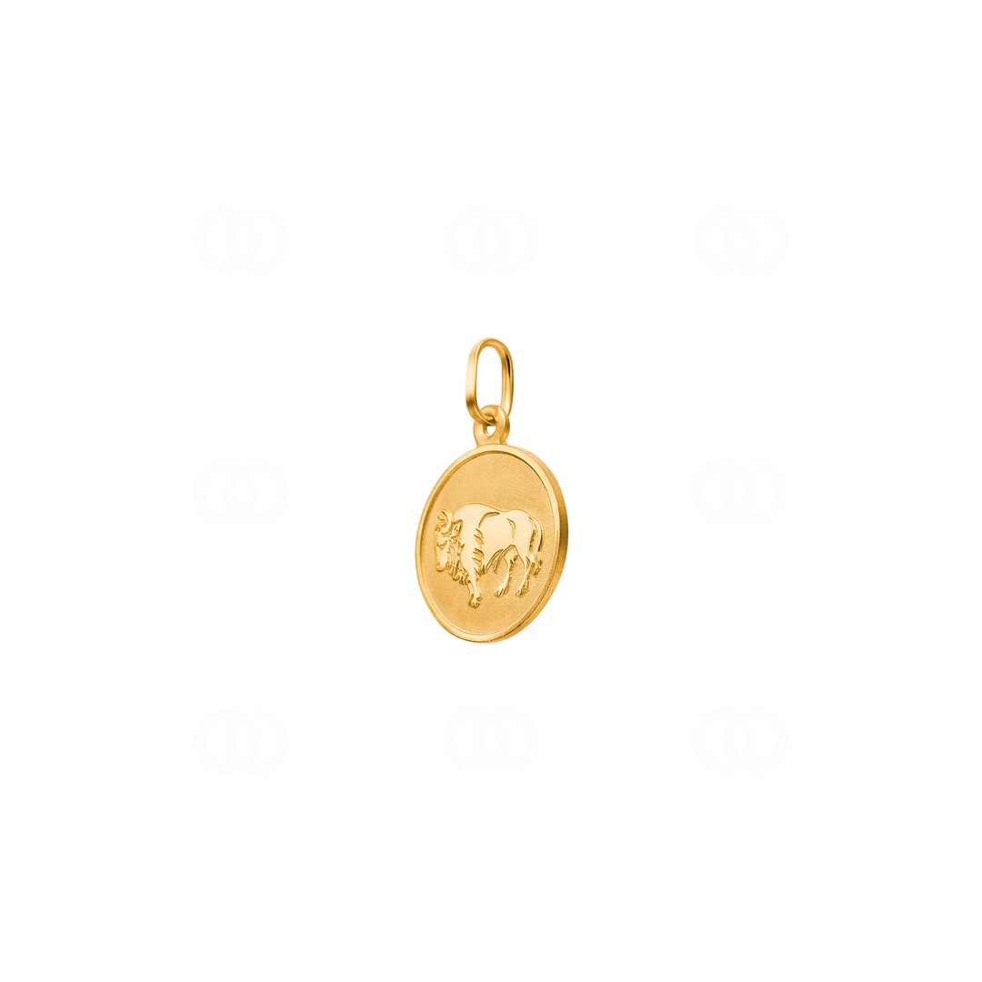 Anhänger 750/18 K Gelbgold Sternzeichen Stier