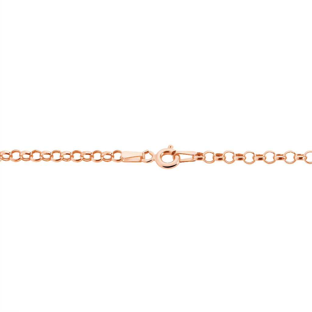 Bracelet Jodie Maille Jaseron Or Rose