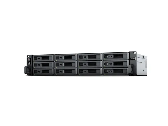 Synology RackStation RS2423  - NAS-server - 12 bays - rackversion - SATA 6Gb/s - RAID JBOD, 0, 1, 5, 6, 10 - RAM 8 GB - Gigabit Ethernet / 10 Gigabit Ethernet - iSCSI support - 2U
