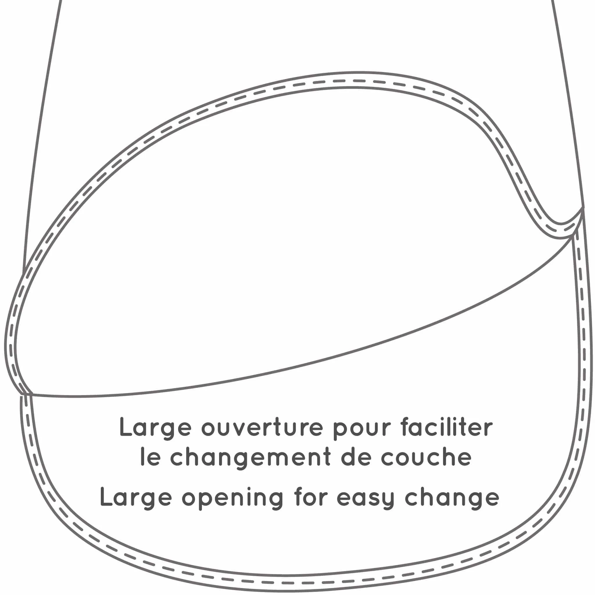 Perlimpinpin Sac de Nuit Bambou 0-36mois - Charcoal