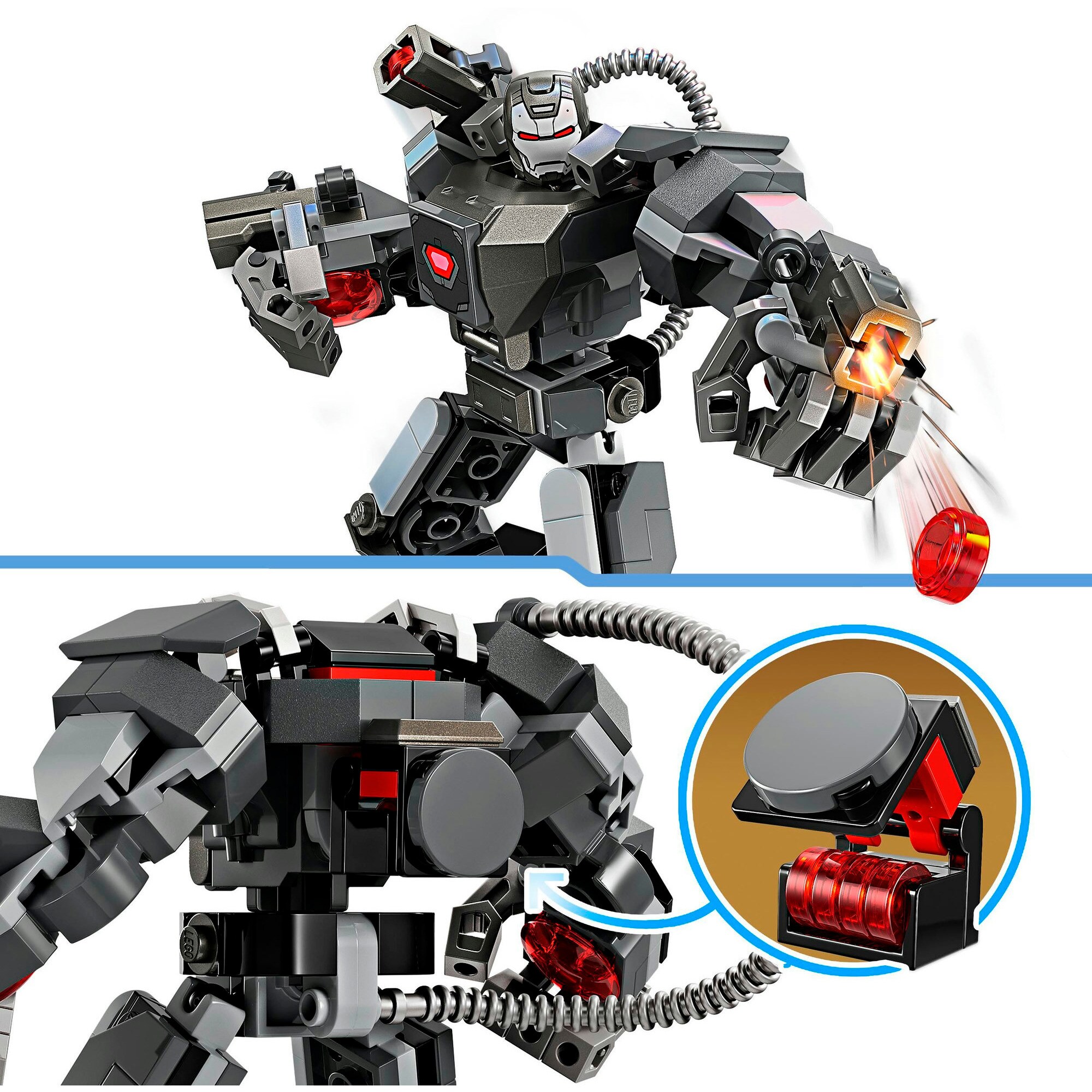 LEGO Konstruktionsspielzeug Marvel Super Heroes War Machine Mech