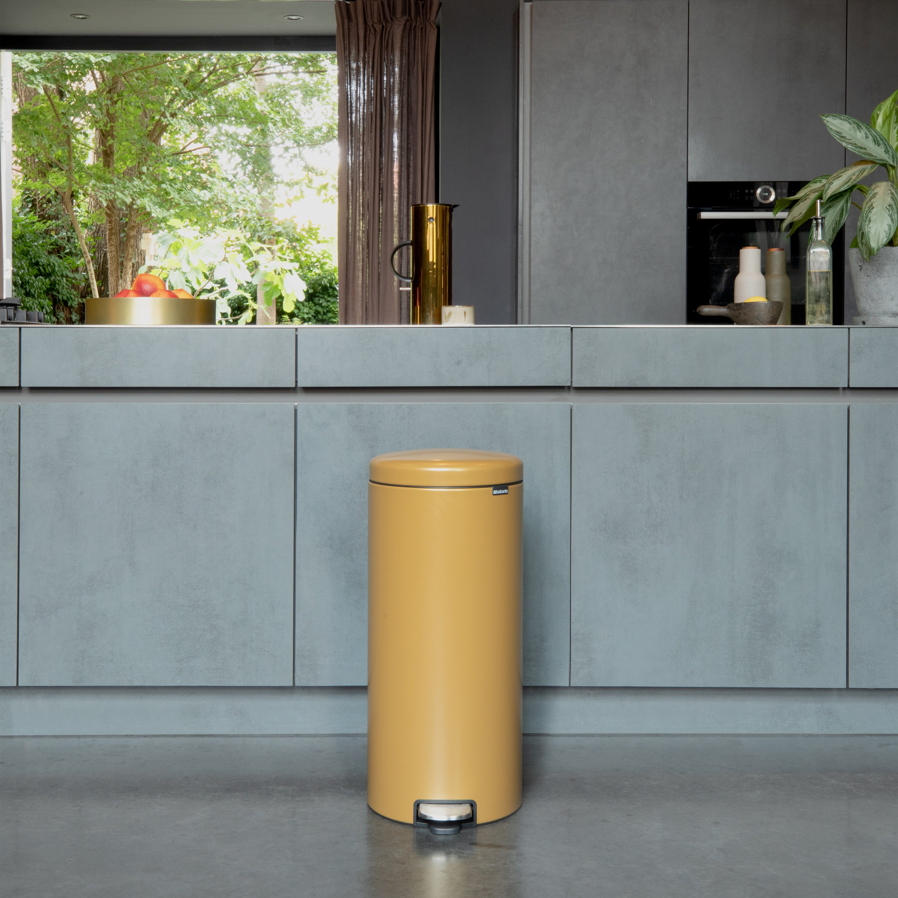 Brabantia NewIcon Pedaalemmer 30 L - Warm Gold