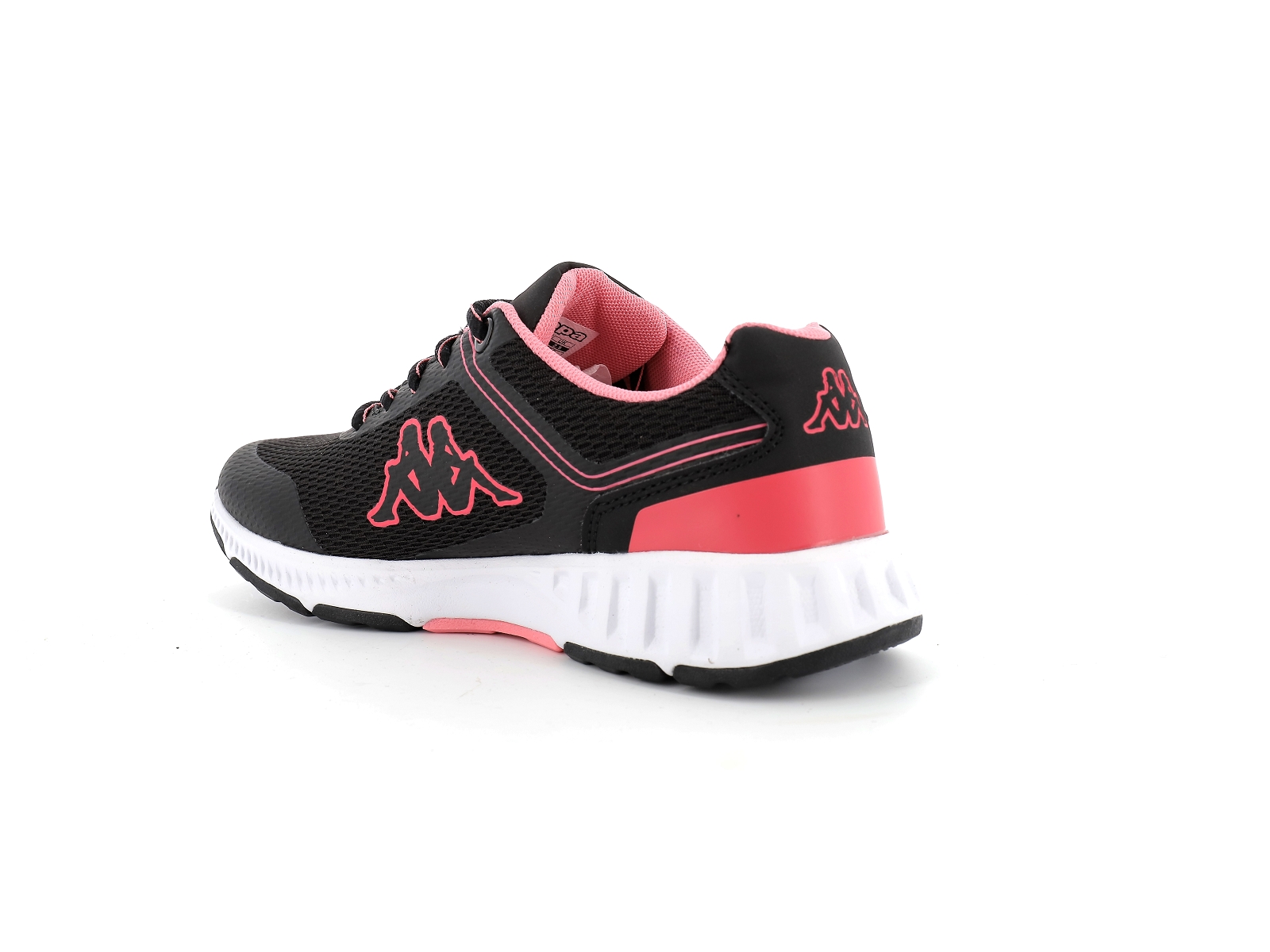 Kappa-3117L8W Matières combinées Noir Rose