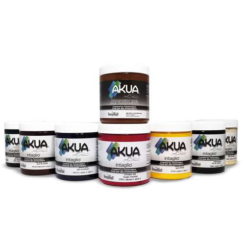 Speedball® AKUA Intaglio™ Ink Druckfarben-Set, 8 Farben