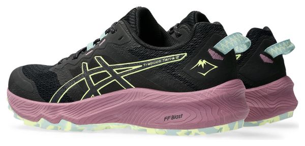 Chaussures Trail Asics Trabuco Terra 2 Noir/Rose Femme