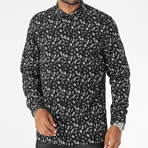 Chemise Manches Longues Toronto MMSL00614 Noir Beige