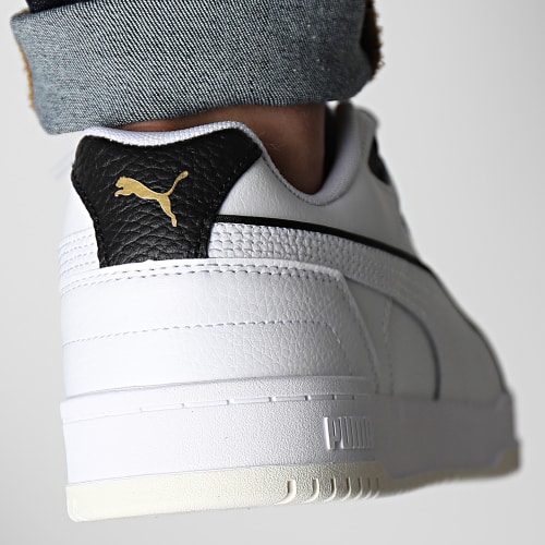 Baskets RBD Game Low 386373 Puma White Puma Black Gold