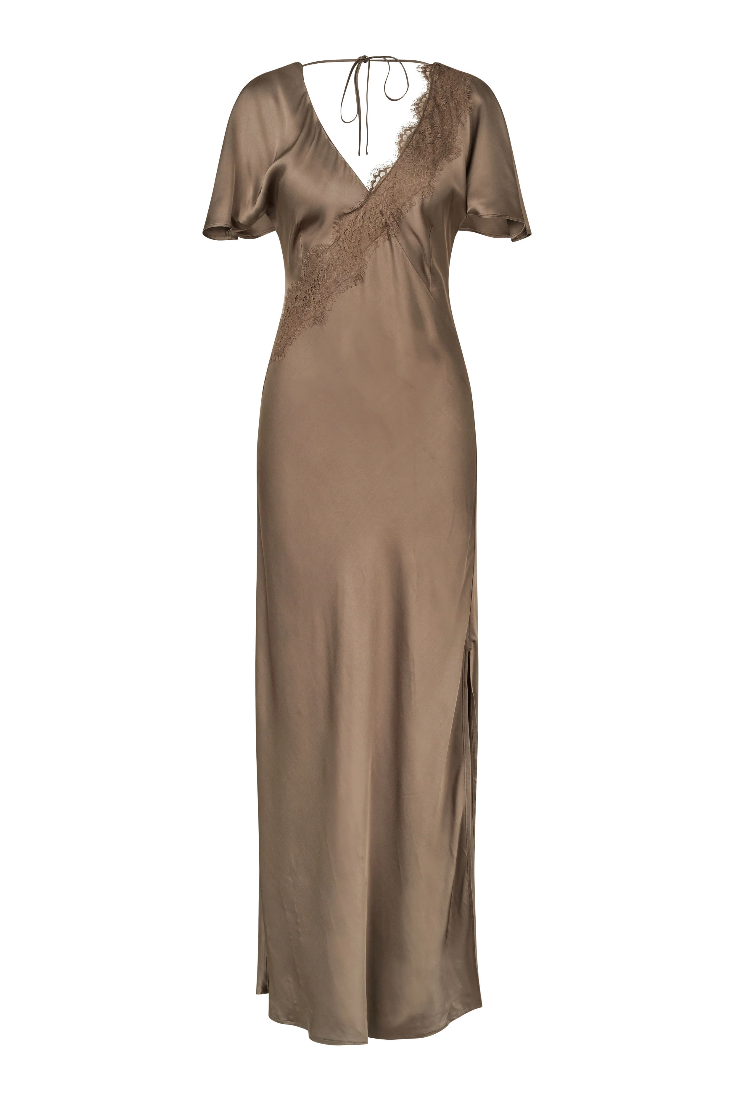 Second Female  Wienna Maxi kjole - Chocolate Chip