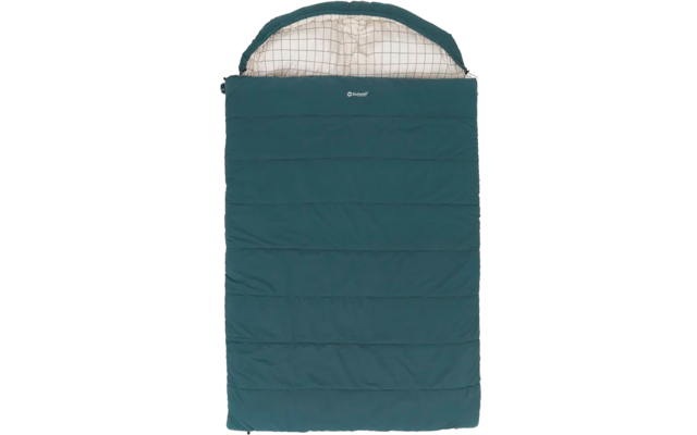 Outwell Camper Lux double Deckenschlafsack blau für zwei Personen bis 200 cm