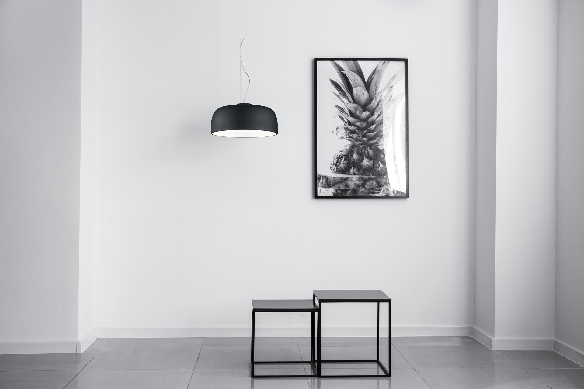 Beistelltisch Kaya 2er Set 40x40/35x35 cm schwarz