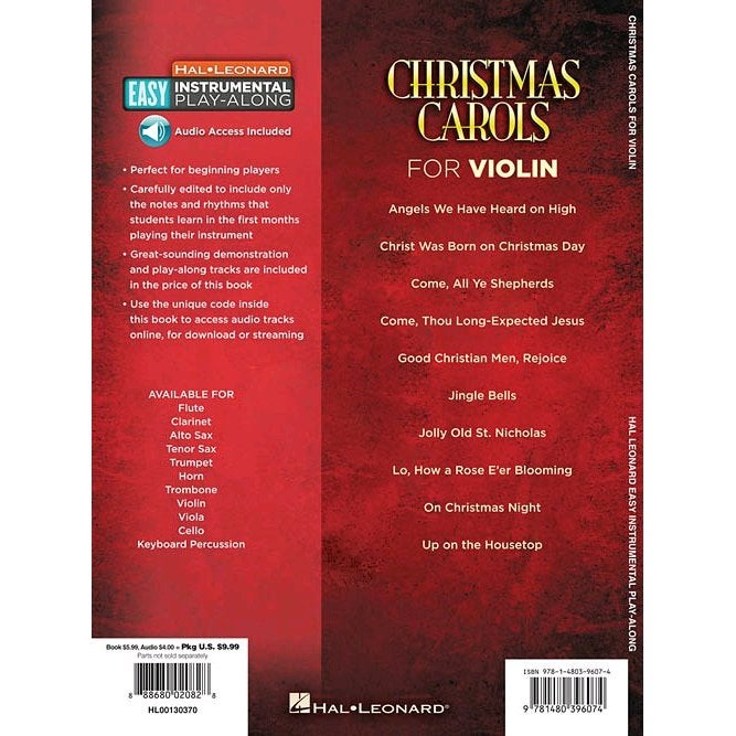 Hal Leonard - Christmas Carols for Violin