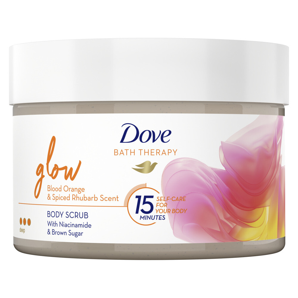 Dove Bath Therapy Glow Bodyscrub295 ml