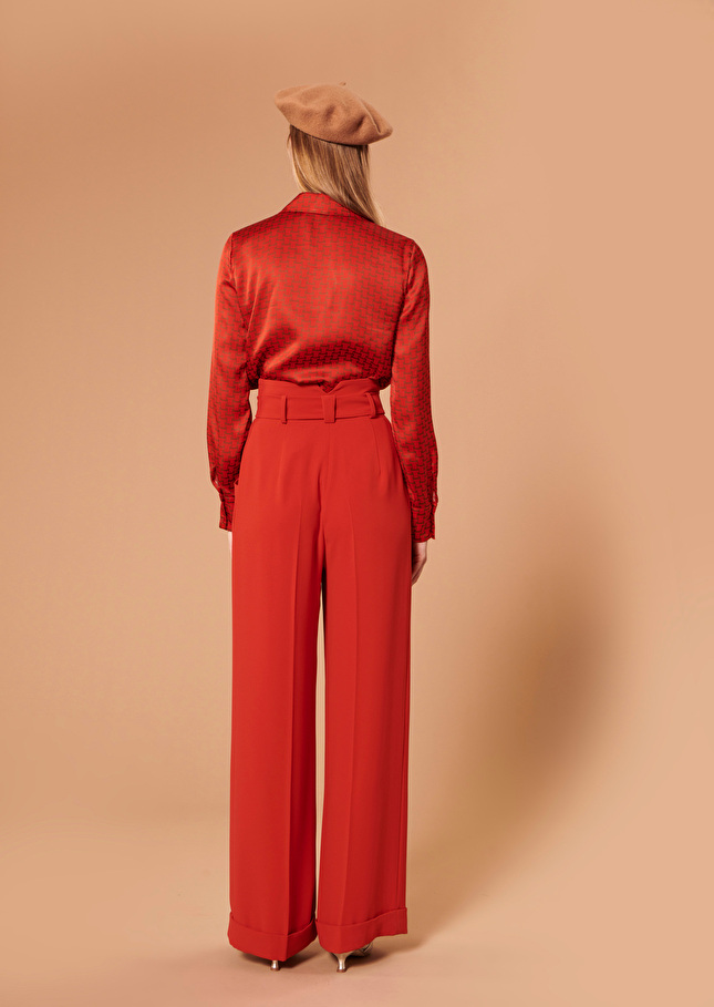 Pantalon Pylarouge en crêpe