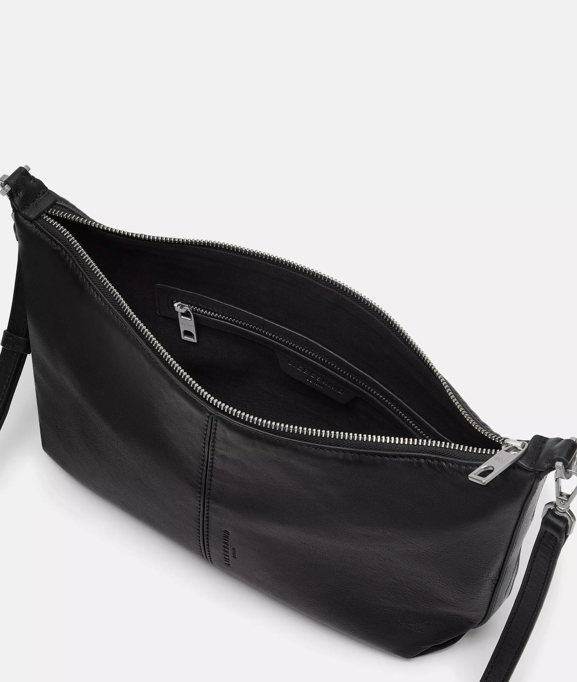 Paris Hobo S Handy leather hobo bag