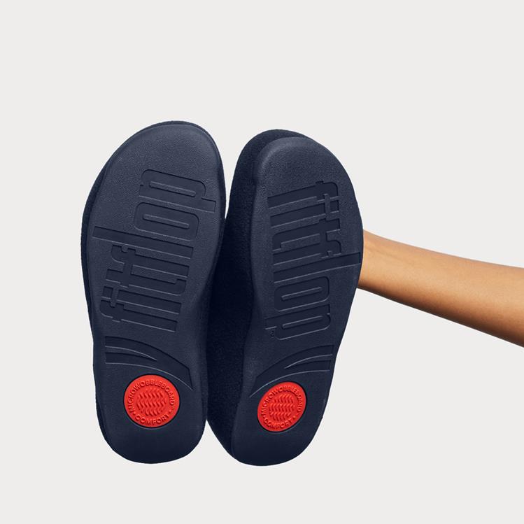 FitFlop Shuv Felt Navy