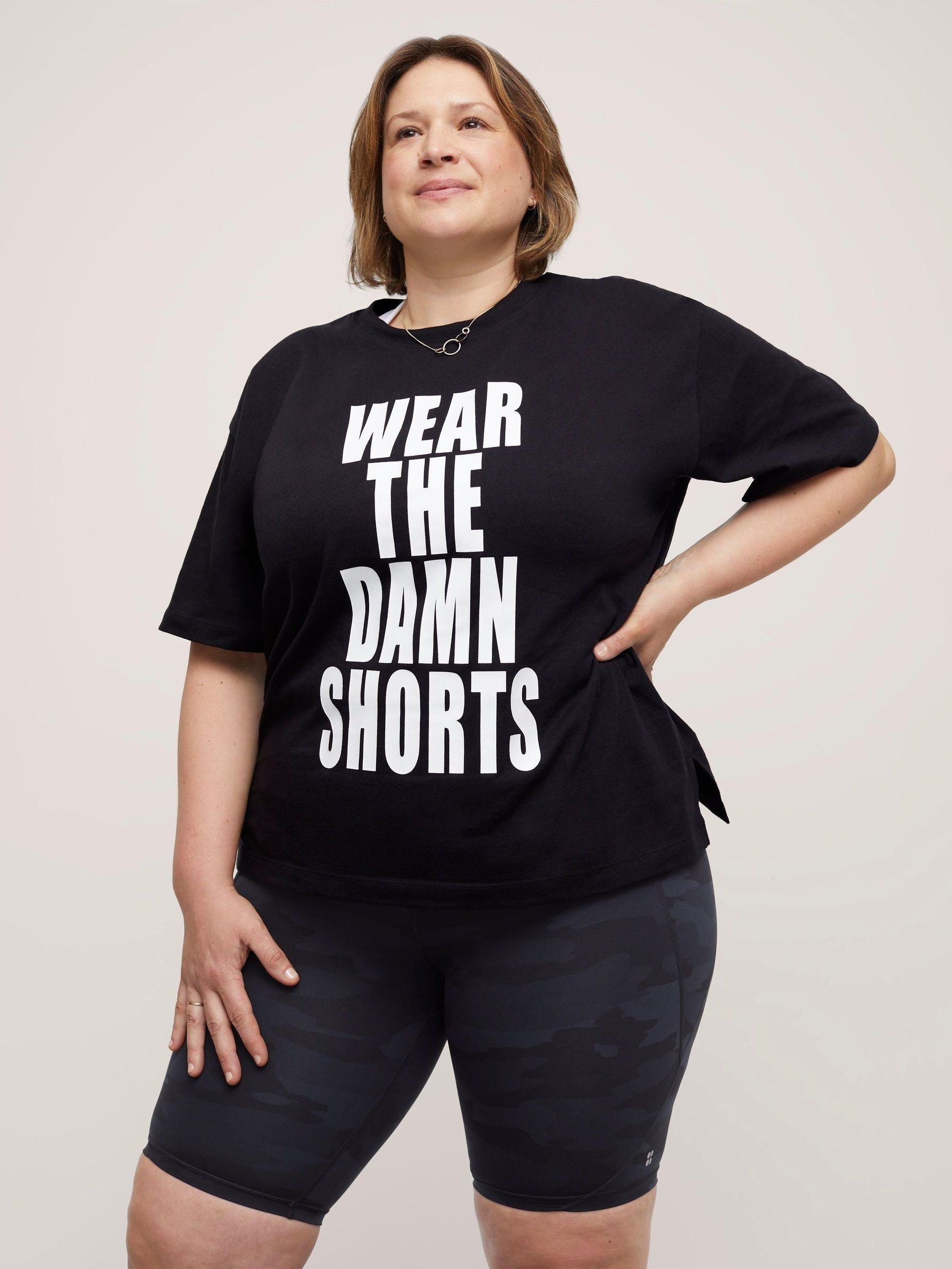 Zwart - Sweaty Betty Power bikershort van 9