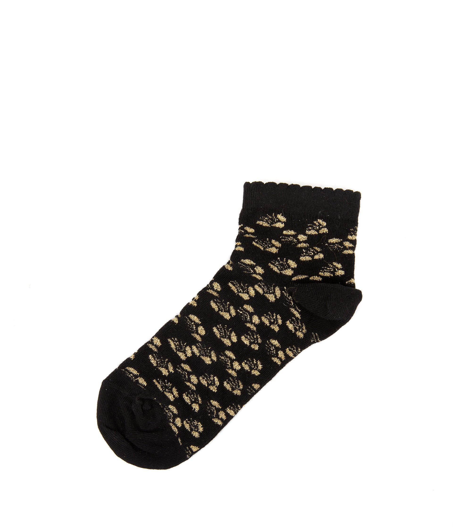 Chaussettes motifs dorés Elodie